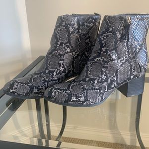 Leather Ankle Boots, Brand New